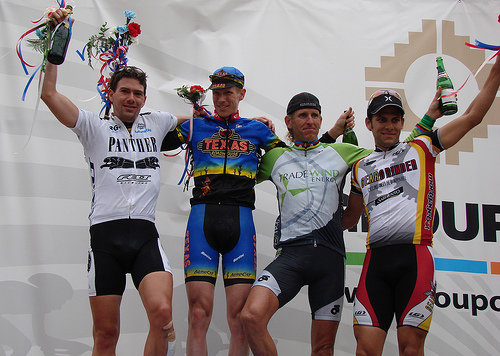 Podium-Christian Gregory, Adam Bergman, me & Chad Hartely(sprint points winner)l-r.