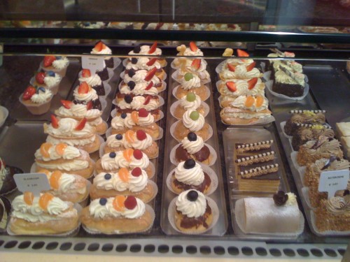 We usually don't have this selection of pastries in the US.