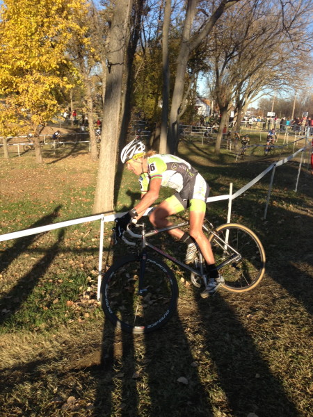 The men's races weren't until 4 pm, so the shadows got long early in the race.