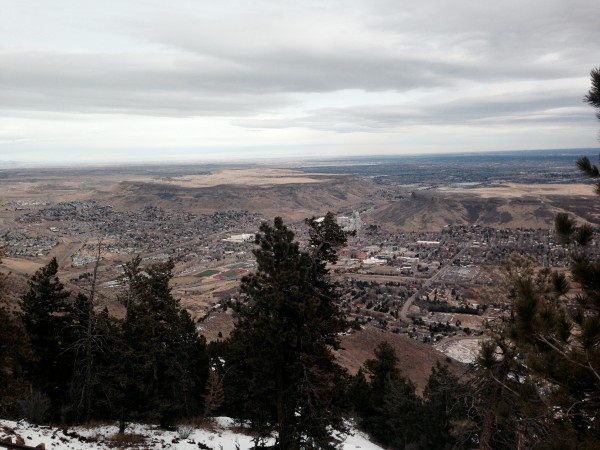 The view off Lookout Mtn.