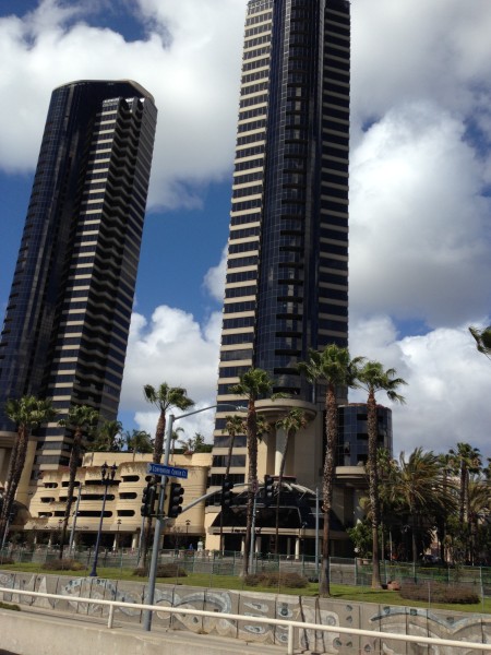 Downtown San Diego has lots of new buildings.