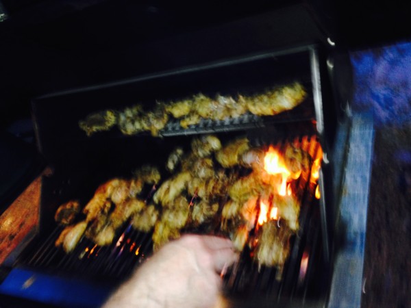 Jeff grilled up a ton of chicken last night.