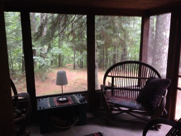 Screened in porch.