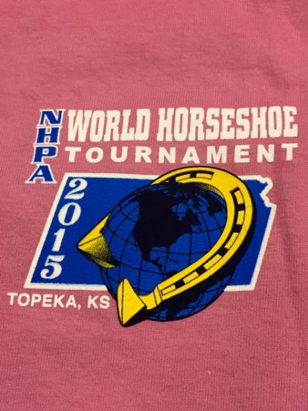 I stopped by the World Horseshoe Championships before I left Topeka.