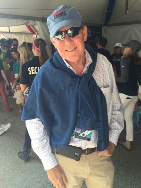 I ran into Dave Chauner in the VIP tent.  Dave has started a new track endeavor to  bring track racing to the masses.