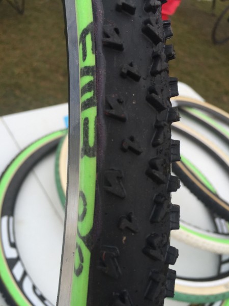 This FMB tire would have probably been the best for the weekend. I was riding this same tire on my rear and it was hooking up good.