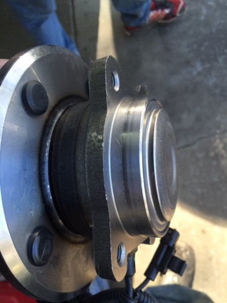 The new hub bearing.   It is just rusted around the back cylinder.  
