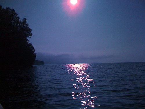 Sunset on Lake Superior.