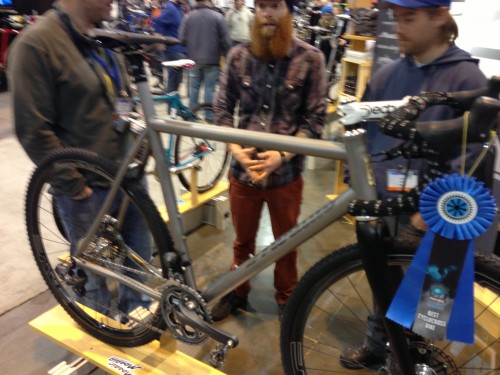 This was the best cross bike of the show from Mosaic Cycles.