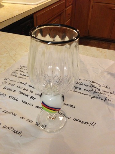 This is the glass piece that Nathan sent.