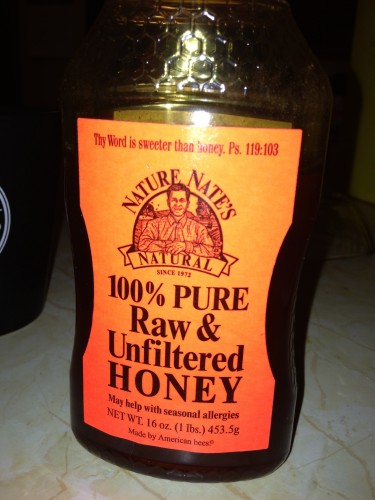 I'd been eating a bunch of honey recently.  I think it is false advertising on the bottom of the container.