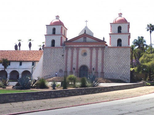 The Mission in Santa Barbara.