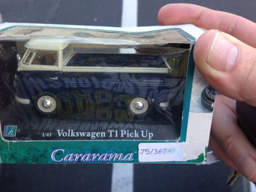 Ed gave me a little toy VW pickup truck he had.  I bought my VW pickup from Ed for $400, back in 1977 I think.