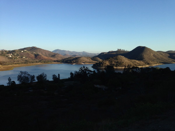 Lake Hodges from Del Dios Hwy.