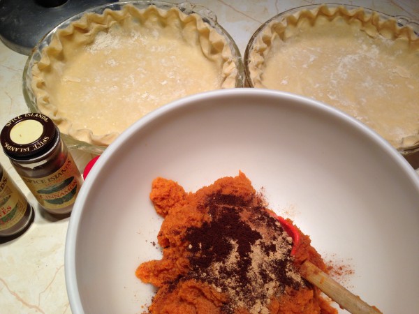 It's easier to make two pies at once.  It's a 3 meal a day food.