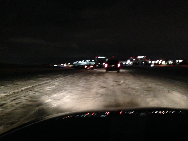 This was the George Bush Toll Road last night driving up to Plano.