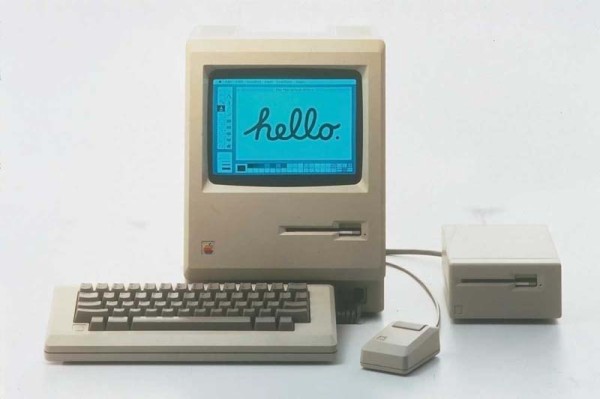 The original Macintosh from 1984.