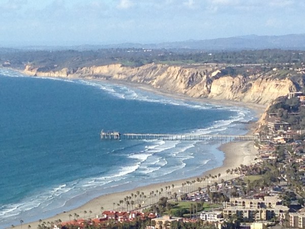 View from Mt. Solada in La Jolla looking North.