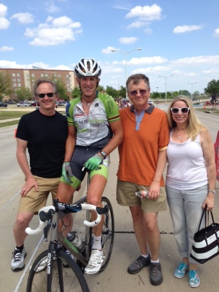 These are a couple friends that has relocated to the Dallas area.  Rod Lake on the left and Mark Winkleman and his wife on the right.  It was nice catching up.  I stayed with Rod and went by Mark's house to check out his bike, and car, collect.  It deserves its own post.