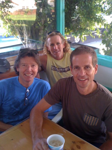 jimmy Mac, me and Andy Hampsten.  I've used this photo a few times, but this is one of my favorites.