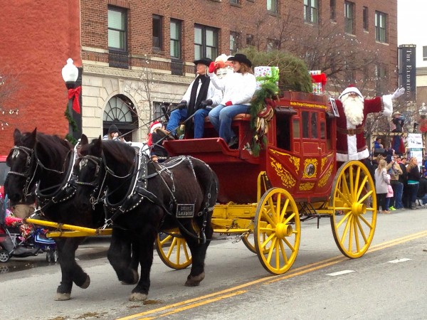 Final carriage had Santa on it.