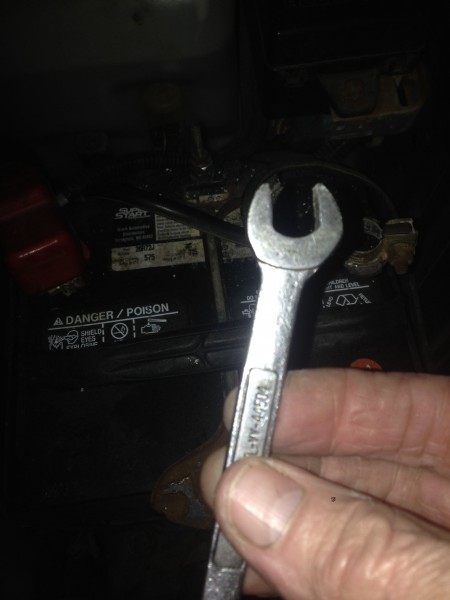 Andy's tool.  I know it's Andy's because he put his initials on it with a dremel too.  Quiz of the day-what are the initials on the tool?