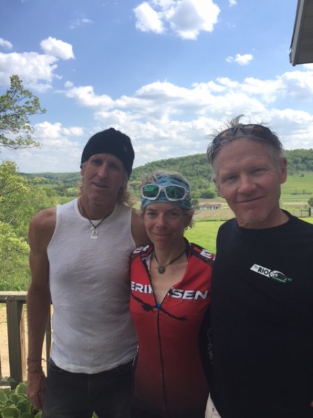 Me, Katie and Kent after the ride yesterday.