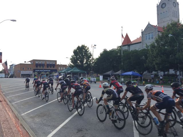 Racing in small towns, around the town square, is super fun.