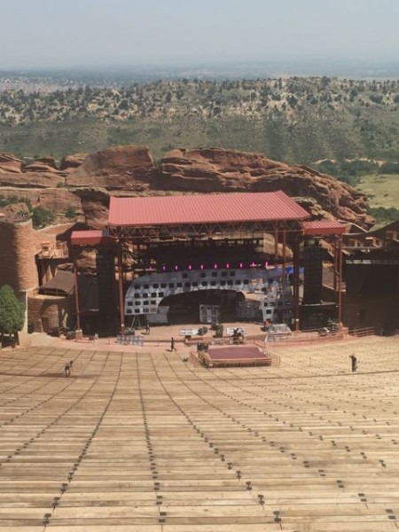 The Red Rocks amphitheater.