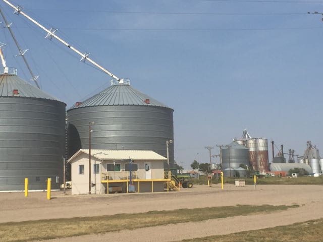 Some of the small towns in Western Kansas and Eastern Colorado are nearly only grain elevators.
