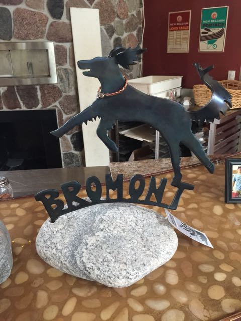 Sara Balbin, Gary Crandell's wife, made this in remembrance of Bromont. 