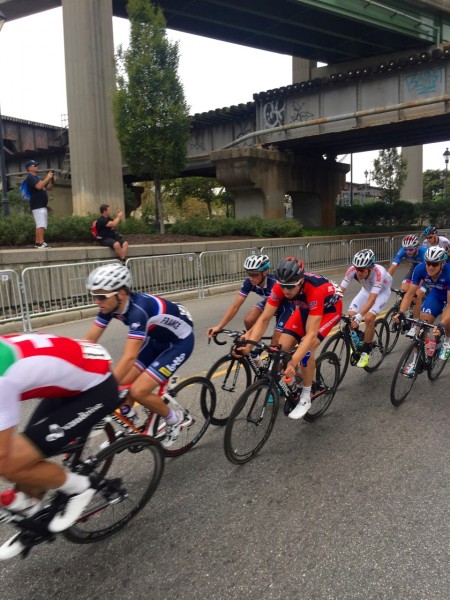 Taylor Phinney looking concentrated.