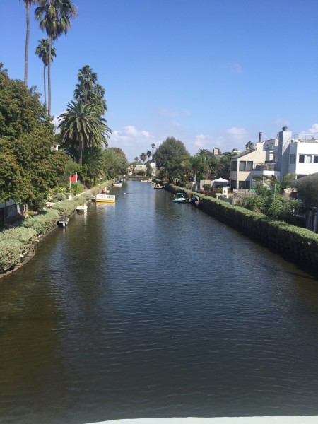 Some of the canal area of Venice Beach.