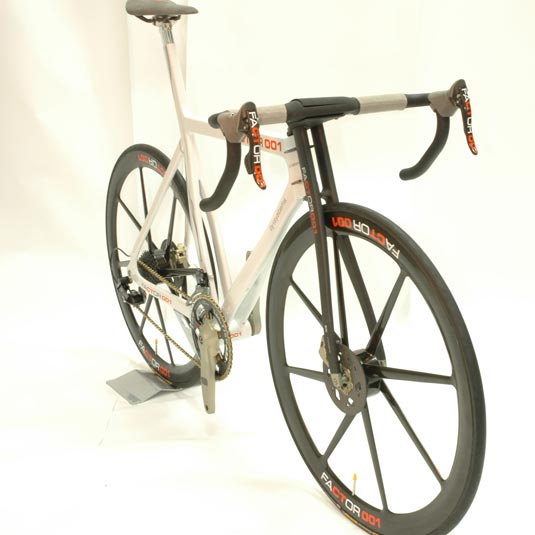 You can get this bike with built in sensors, along with carbon disc rotors, for a mere $27,500.
