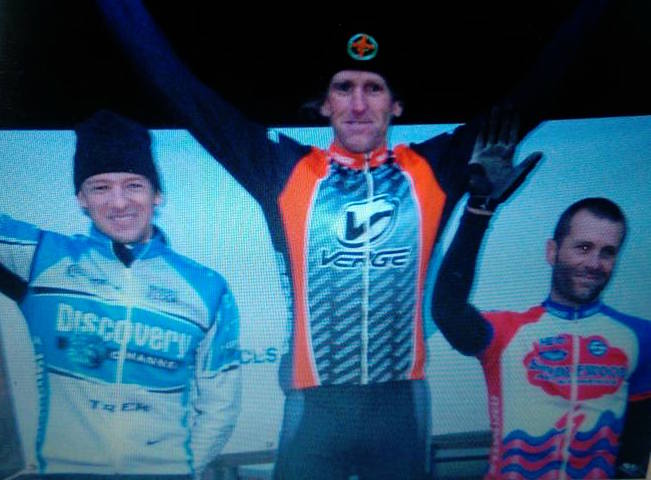 Jinglecross from 10 years ago.  Jason McCartney, me and Shadd Smith.  This was the 2nd year of the race.  Shadd won the first year.