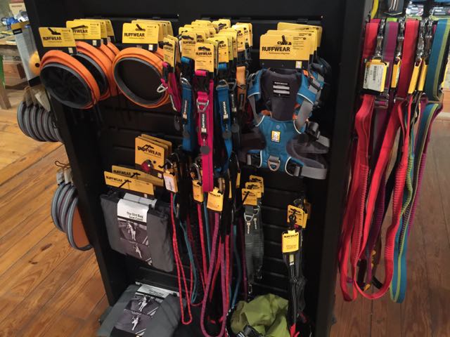 And dog section.  Gotta love a business with an entire selection of outdoor stuff for your dog.