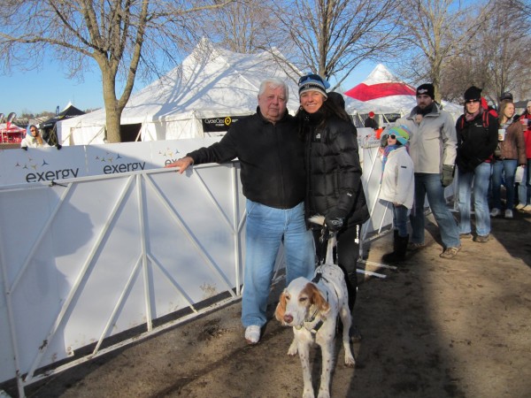 Otto, Trudi and Bromont at Cyclcross Nationals in Madison.