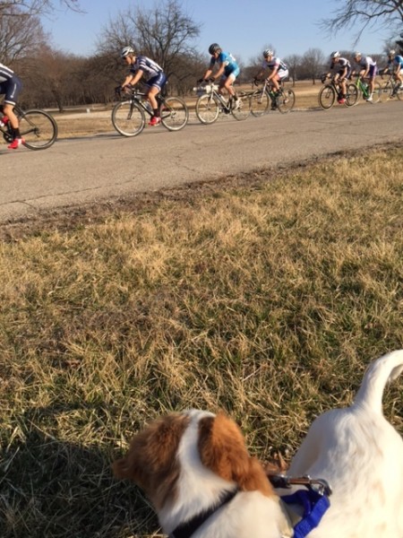 It was Tucker's first bike race.