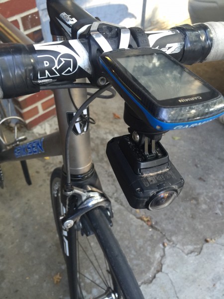 I have a Shimano Sports camera, but have never used it while training.