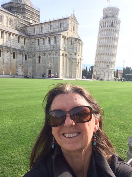 Trudi flew into Pisa and had a little time for tourism. 