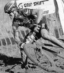 I was looking for the Fatboy photo and saw this one. It is one of my all time favorites. Sea Otter, once again. I was winning overall. This was the dirt criterium, which was really a mudfest. Lots of great photos from that event.