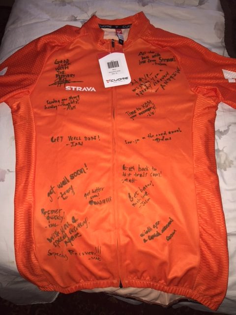 Strava jersey that showed up yesterday. 